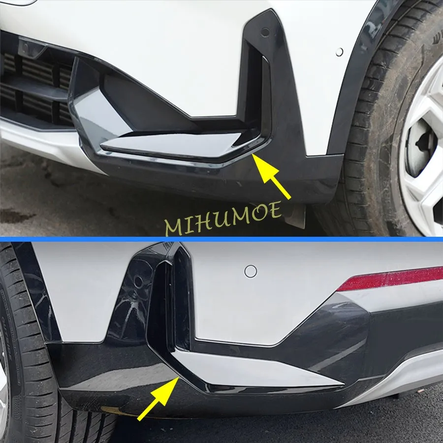 

Glossy Black Front Rear Bumper Moulding Grills Cover Trims For BMW X1 iX1 U11 2026 2025 2024 2023 Car Styling Accessories