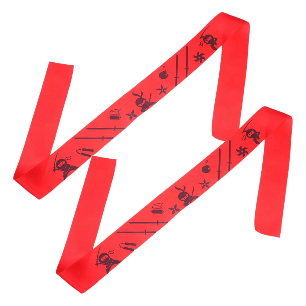 

2Pcs Ninja Hood Japanese Headband Chef Supply Polyester Fitness Sports Yoga Running Karate Training Events Party