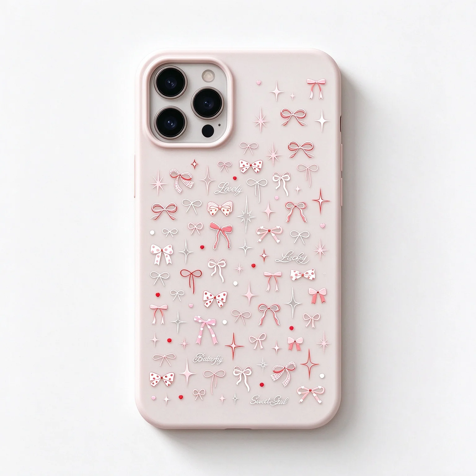 1/2Pcs Painted Polka Dot Bow Stickers, Cute DIY Decorative Decals for Phone, Laptop, Earphone, Camera & Daily Items Decoration