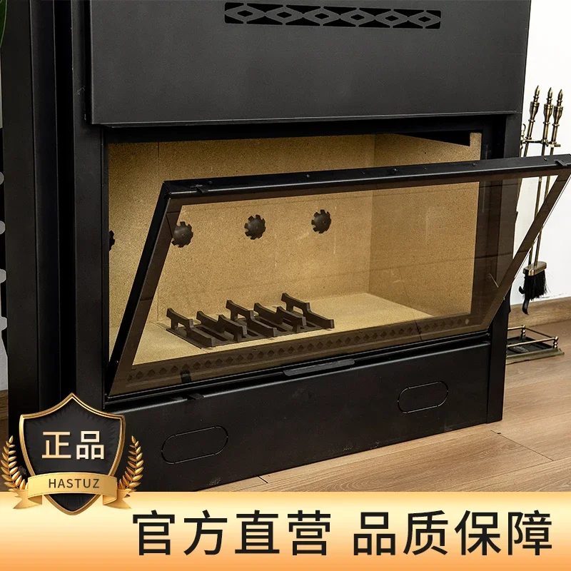 เครื่องทําความร้อนไม้ ห้องนั่งเล่นสไตล์ยุโรป เตาตกแต่งภายในบ้าน