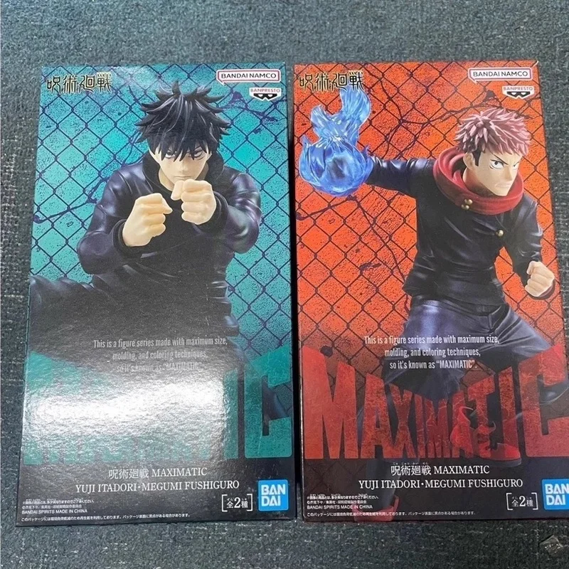 

Коллекционные фигурки Jujutsu Kaisen Maximatic: Юдзи Итадори и Мегуми Фушигуро, новые, запечатанные, оригинальные, в наличии