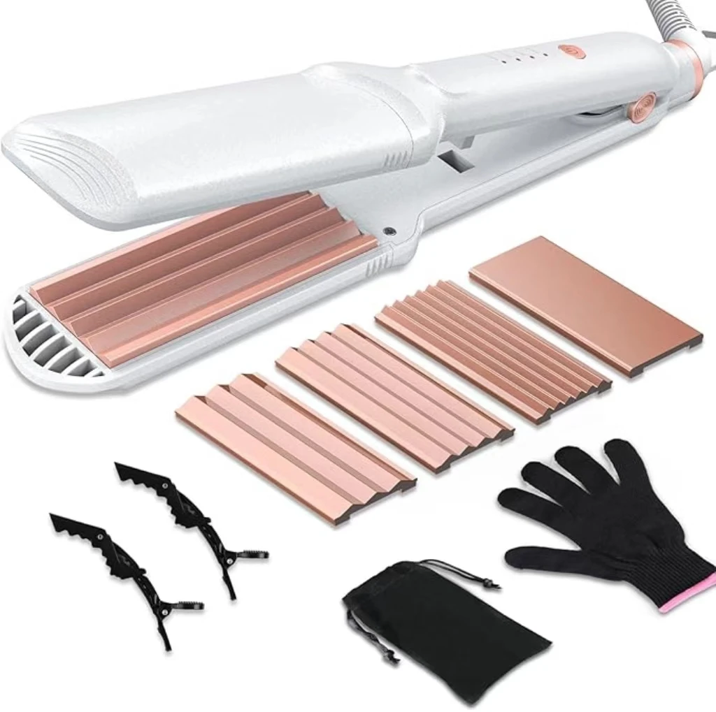 3 In 1 Steam Hair Straightener Curler Multifunctional Hair Styling Tool