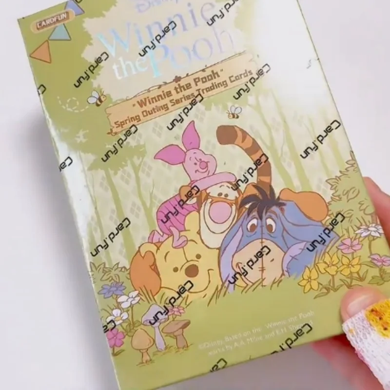

New In Stock Original Card.Fun X Disney Winnie The Pooh Spring Outing Series Anime Peripheral Collection Card Surprise Gift Box