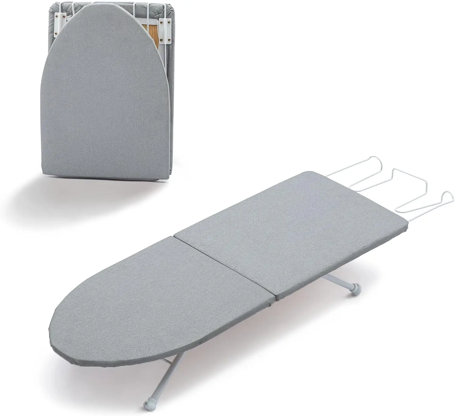 

Foldable Mini Ironing Board with Cotton Cover, Portable Tabletop Iron Rest for Space Saving 32"x12"