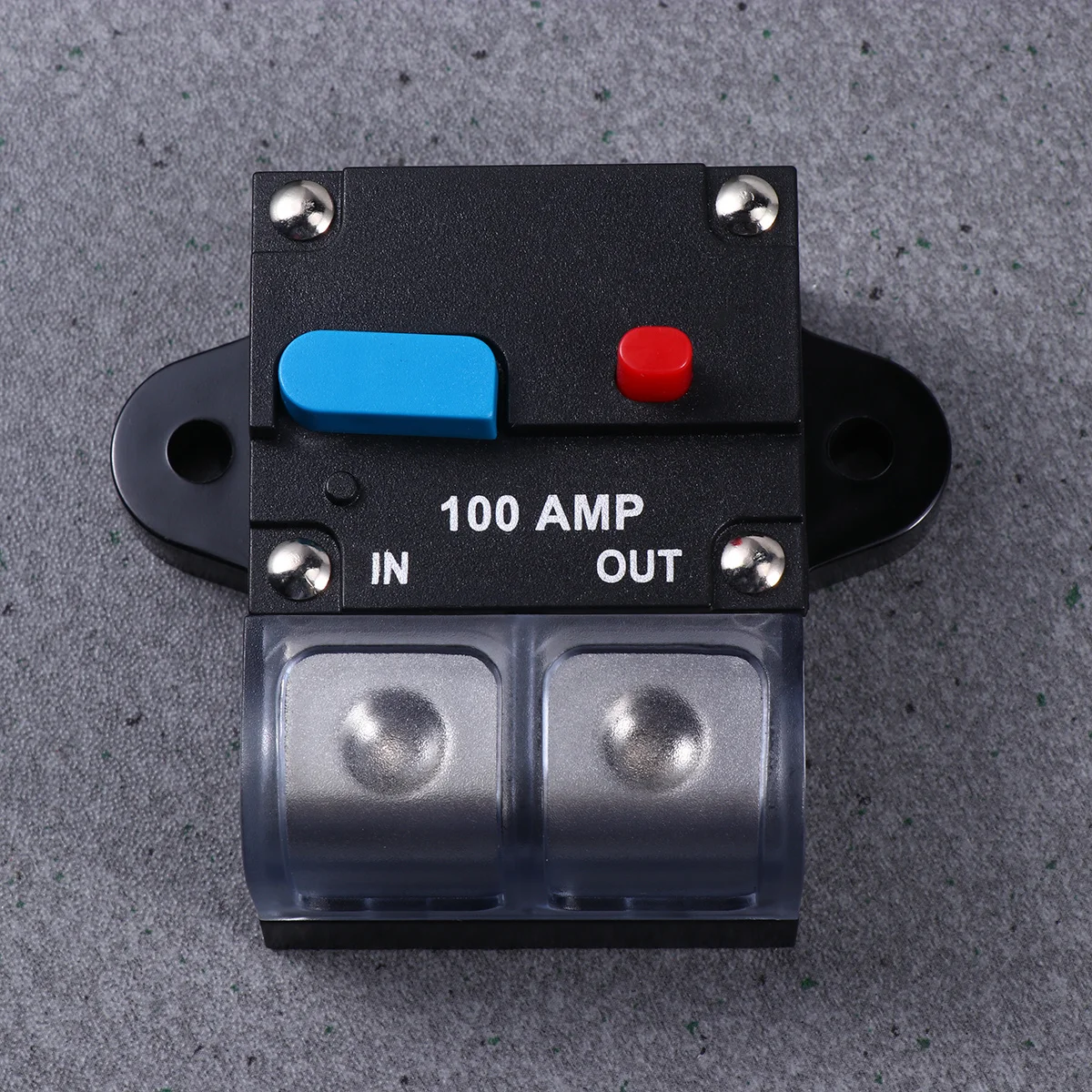 

100A Car Circuit Breaker Manual Reset Self-Recovery Fuse For Automotive Audio Winch Dual Systems Black