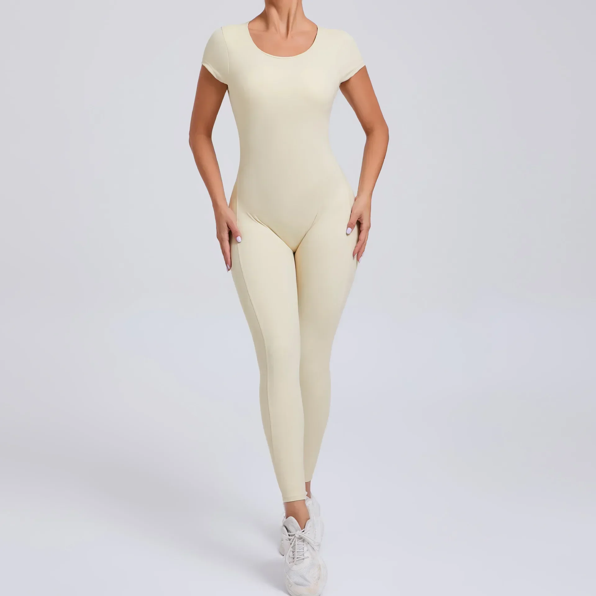 

Jumpsuit Women 2024 Sportswear Padding Sports Overalls for Women Tracksuit One Pieces Monos Para Mujer Brown Beige Red Grey Navy