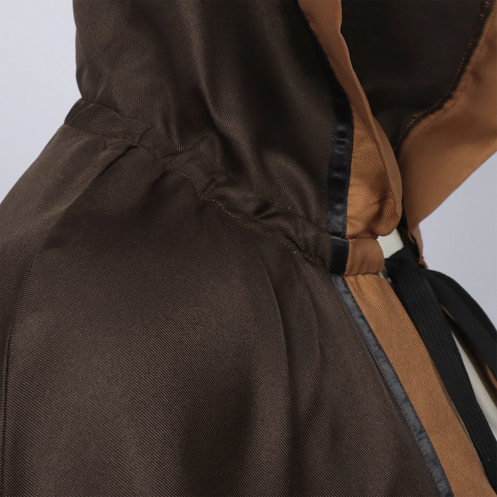 Mittelalterlicher Erwachsenen-Krieger-Umhang mit Kapuze, Unisex, Kontraststreifen, Zauberer-Robe, Halloween-Party, Festival, Cosplay-Kostüm 2026 – Detail 20