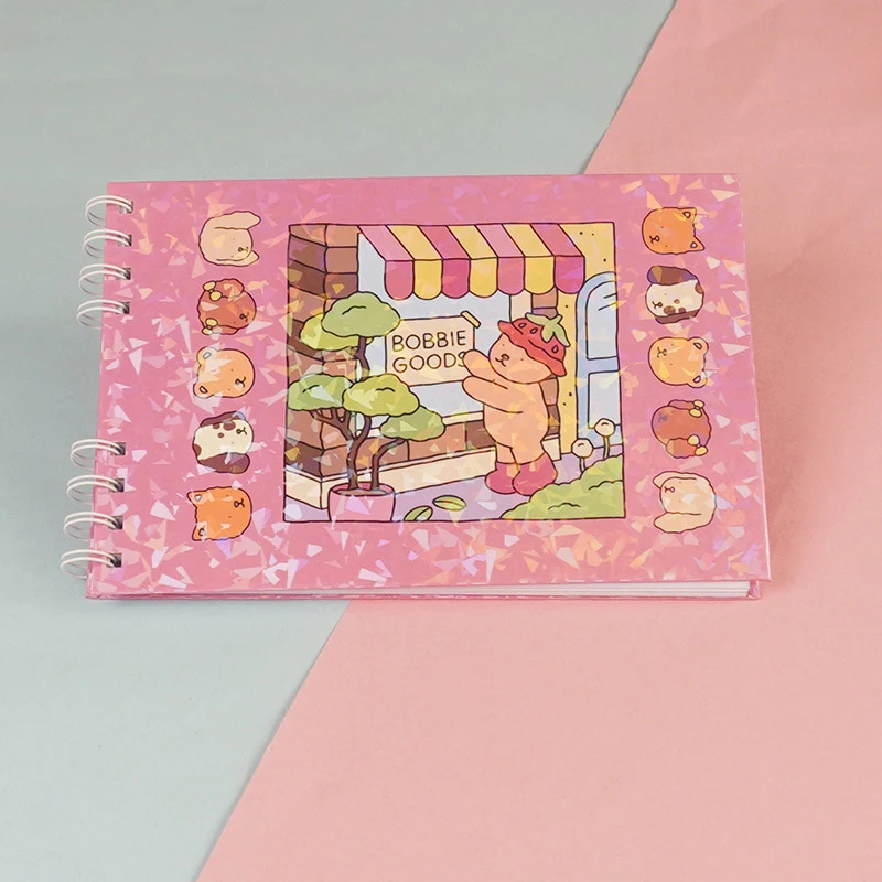 1 шт., детская книжка-раскраска на тему животных, граффити, книга для рисования, милые персонажи животных, книжка-раскраска, товары для бобби, книжка-раскраска, подарок