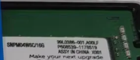 

For SNPM04W6C/16G/99L0504-001 16 Billion Byte DDR4 RDIMM 3200 MHz Memory