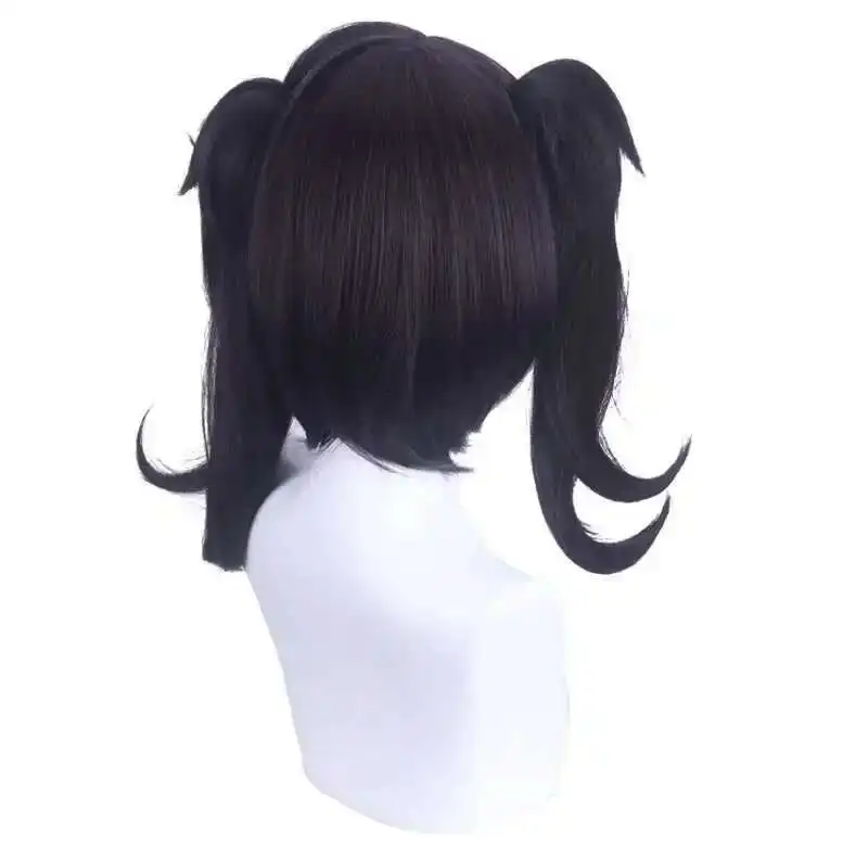 Game Needy Girl Overdose Cosplay Costume Wig Shoes Anime JK Uniform Leather Skirt Set Abyss KAngel Ame Chan Cosplay Costume view 6