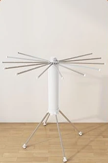 

Small drying rack, double-layer foldable, floor-to-ceiling balcony