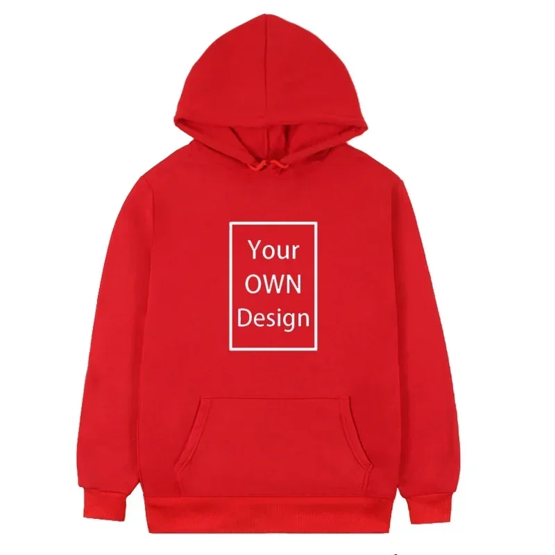 2024 Long Sleeve Customized high quality Hoodie Text Logo Casual Custom Printed Text DIY Customized Logo Personalized Hoodies