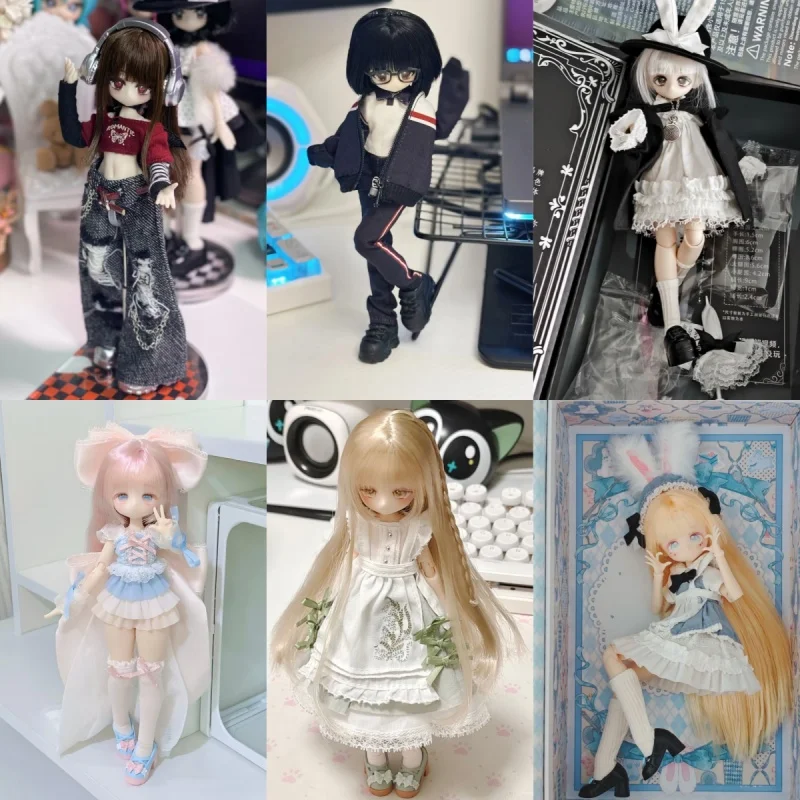 Momotale 8-Point Mjd Movable Doll Girl Body Series Trendy Anime Action Figurines Ornaments Collectable Girl Birthday Gifts Toys