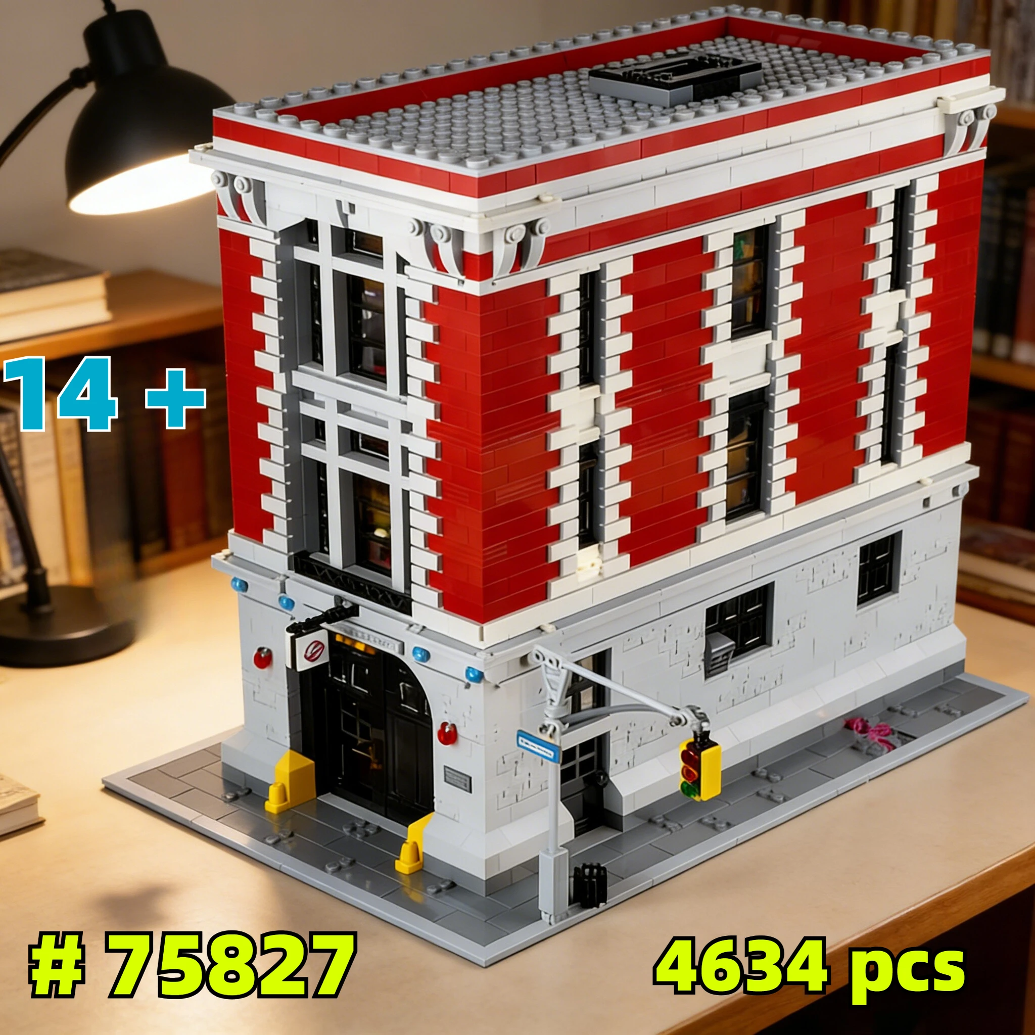 

Наборы строительных блоков Firehouse Headquarters Building Blocks 75827, подходящие для подарков на день рождения, совместимые с Legoed, 4634 шт.