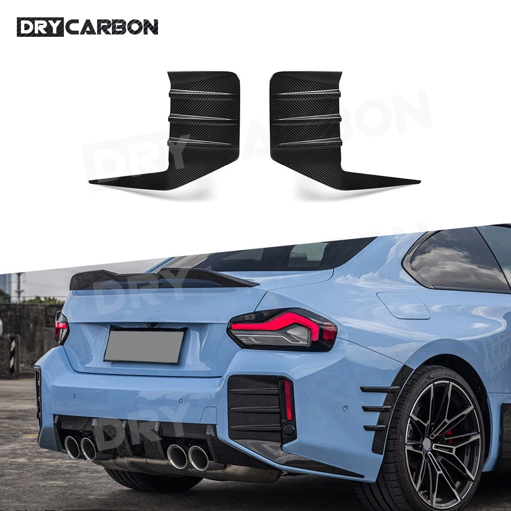 

Carbon Fiber Rear Bumper Air Vent Trims Cover Accessories for BMW 2 Series M2 G87 2023+ FRP Body Kit Rear Splitters Accessories