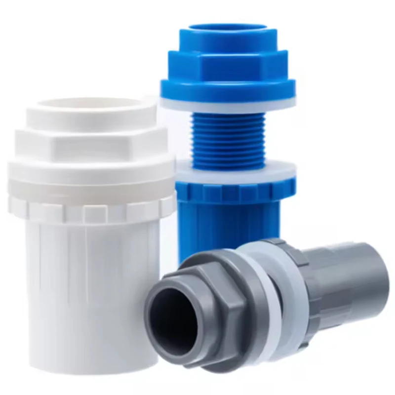 20~50mm  Aquarium Connector PVC Waterproof Pipe Butt Fish Tank Straight Fitting Joint Fish Tank Tool Accessories