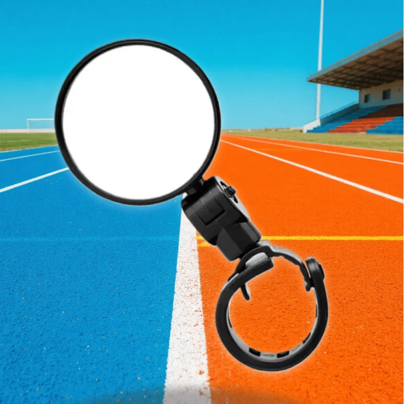 

Universal Bicycle Motorcycle Handlebar Rearview Mirror With 360 Rotation Adjustable For Riding