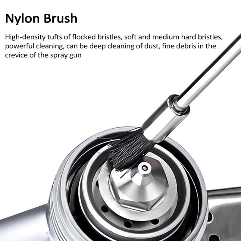 T61C_21Pcs Multi-Purpose Paint Sprayer Cleaning Kit