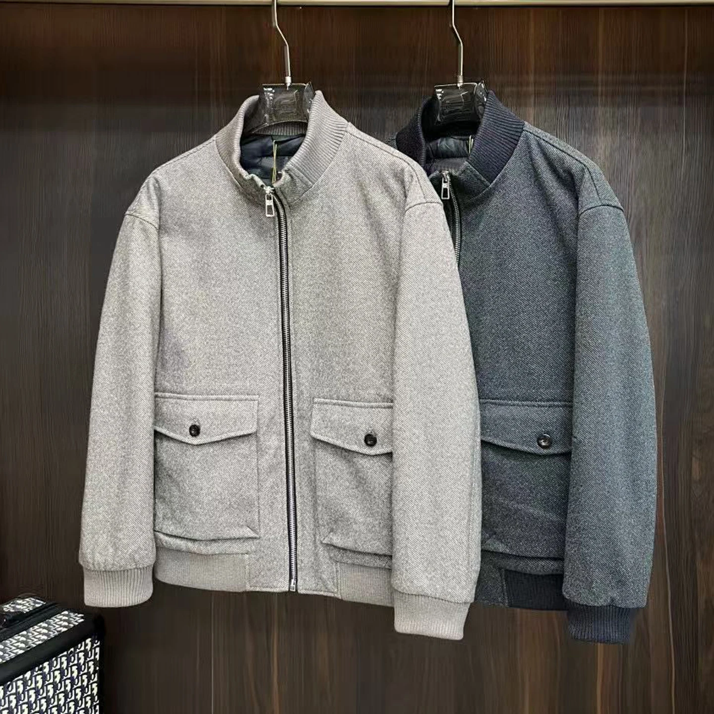 Italy LP 25aw stand-up collar men's down jacket pocket jacket