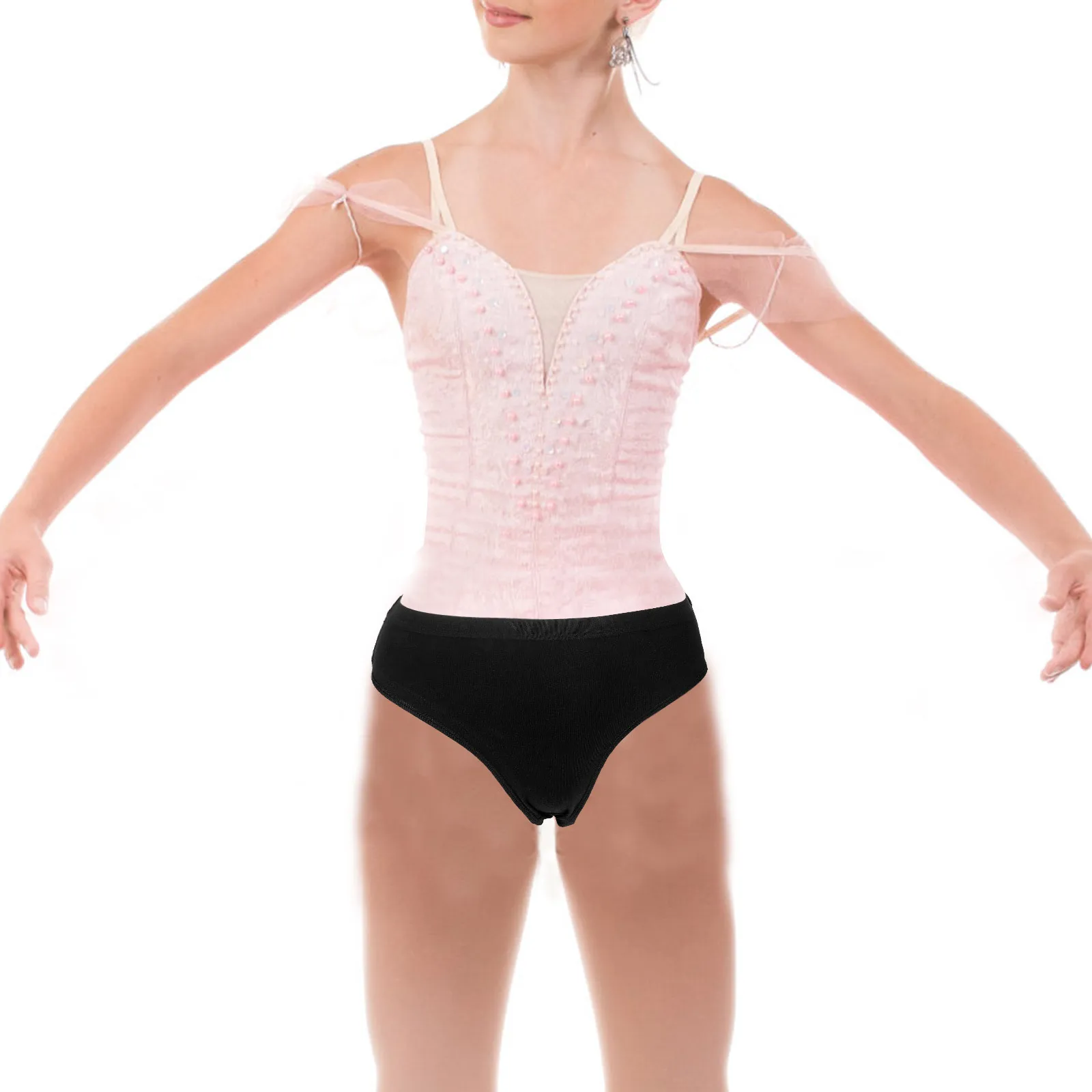 

High Cut Cotton Ballet Briefs Toddler Size M Comfortable Breathable Dancing Gymnastics Underwear Girls Ballet Practice Seamless