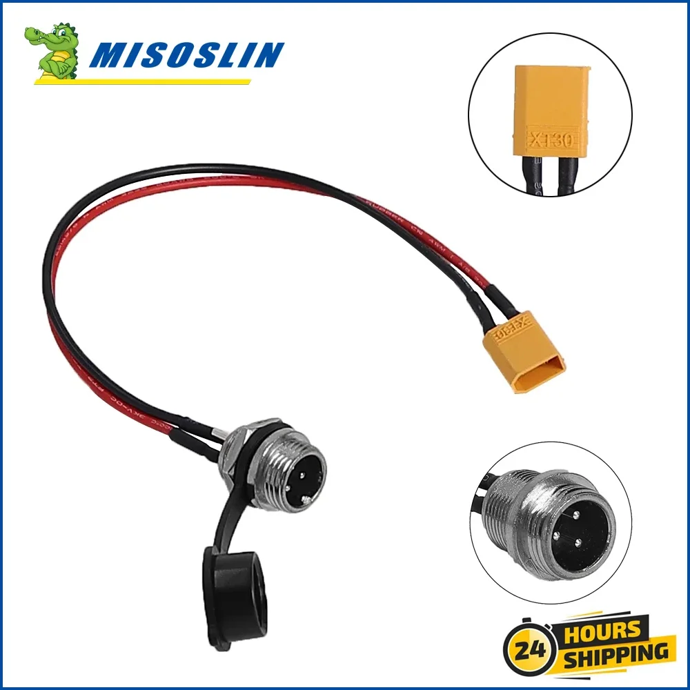 Universal Electric Scooter M12 XT30 T Word Bullet Head Plug-in Type Aviation Head Charging Port for Electric Scooter Accessories