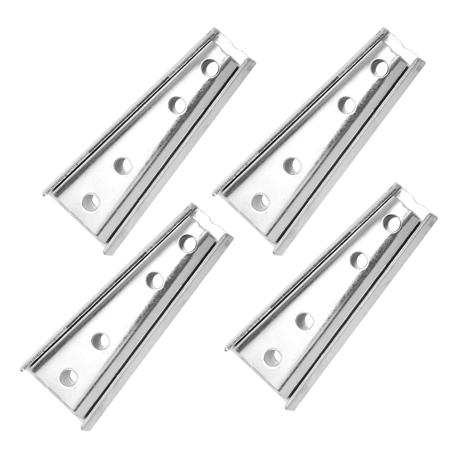 

4 Pairs 12cm Sofa Connectors Heavy Duty Iron Furniture Anchors Silver Zinc-plated Couch Brackets Sofa Interlock Section Supports