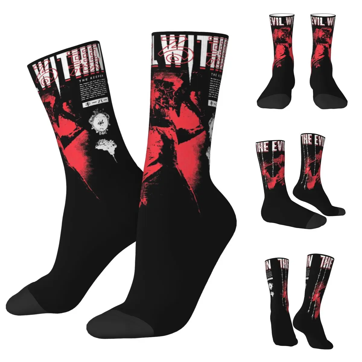 

The Keeper Evil Within Men and Women printing Socks,Leisure Applicable throughout the year Dressing Gift