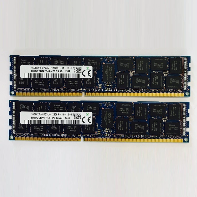 1 Uds HMT42GR7AFR4A-PB 16G 2RX4 PC3L-12800R 1600 REG para memoria de servidor SKhynix