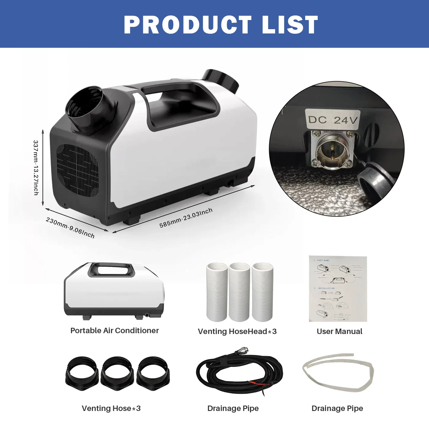 

Factory Big Sale Colors Customized Portable Air Conditioner Tent Air Conditioning Rv Camping Outdoors