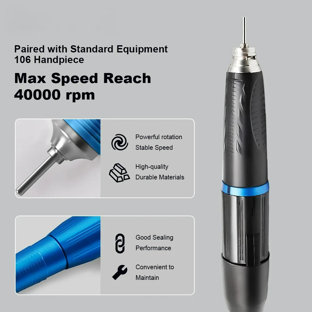 FASTRONG 207 Dental Micromotor 40000 RPM Dental Lab Polishing Machine 103/106/107 Polishing Handpiece Dentistry Grinder Tools