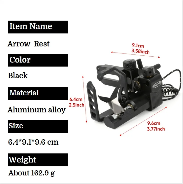 بكرة القوس السهم بقية أربعة اتجاهات قابل للتعديل مجمع القوس قطرة بعيدا السهم بقية الصيد الرماية الرماية الهدف الألومنيوم 6061-T6