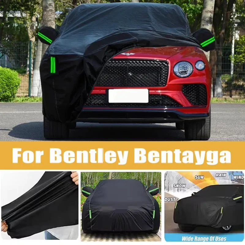 

For Bentley Bentayga Full Car Cover Four Seasons Outdoor Sun Anti UV Rain Snow Dust Protection Oxford Cloth Accessories