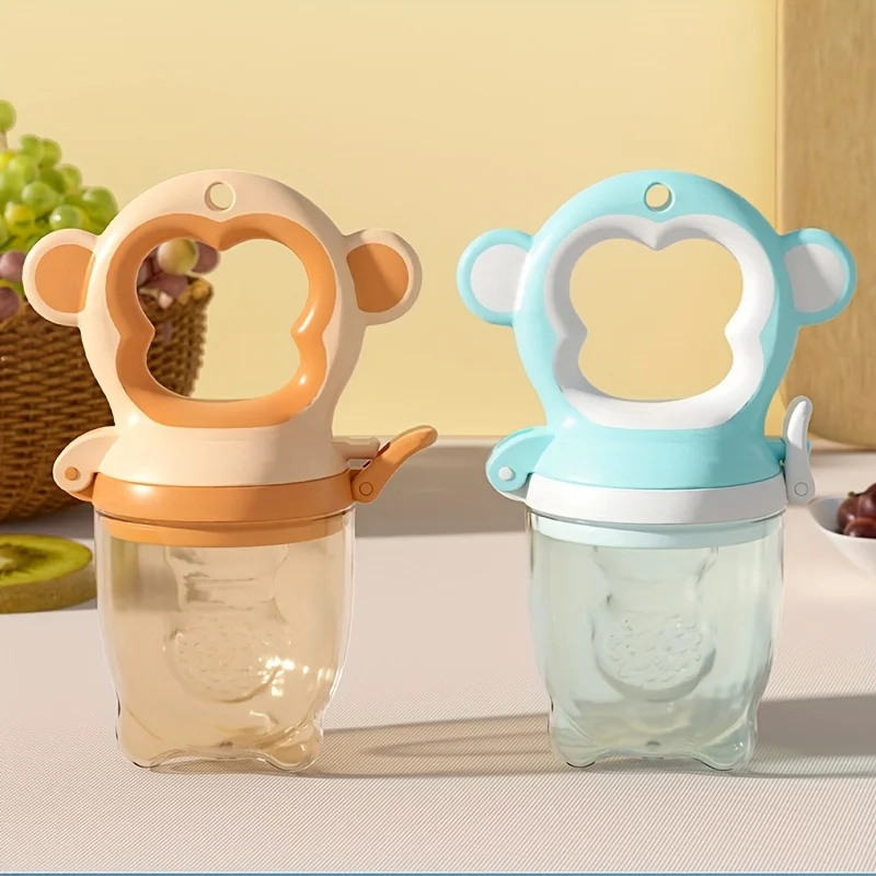 

infant nutrition feeder: fruit and vegetable music, silicone bite mud and vegetable mesh bag - perfect choice for mother