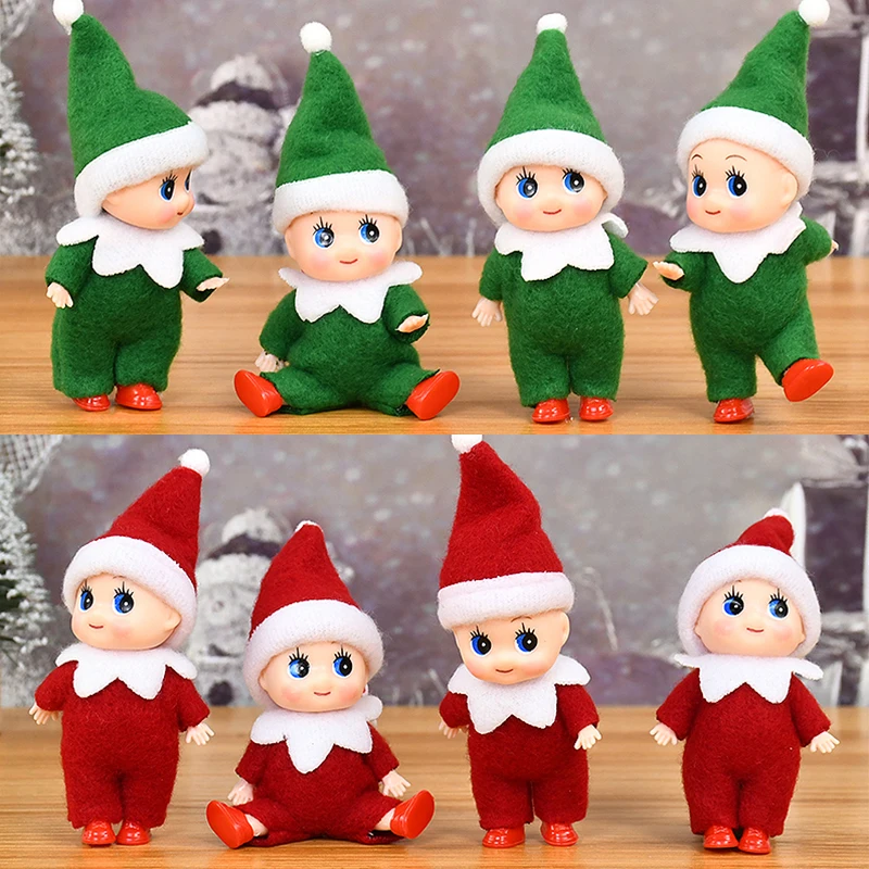 1/3 Uds. Mini muñecos elfos de Navidad, adornos para niño y niña, muñecos elfos, regalos de Navidad para niños, decoración navideña para el hogar, regalo de Año Nuevo