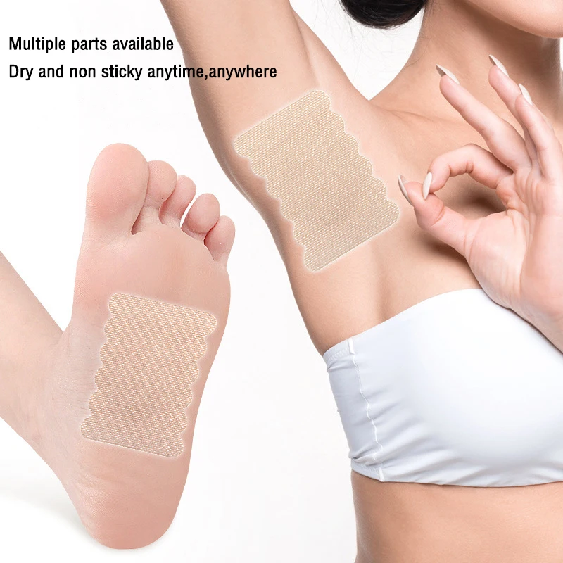 Almohadillas de tela de algodón elásticas invisibles y sin costuras, pegatinas desechables absorbentes del sudor para verano, banda para el sudor fina para las axilas, 5/10 Uds.