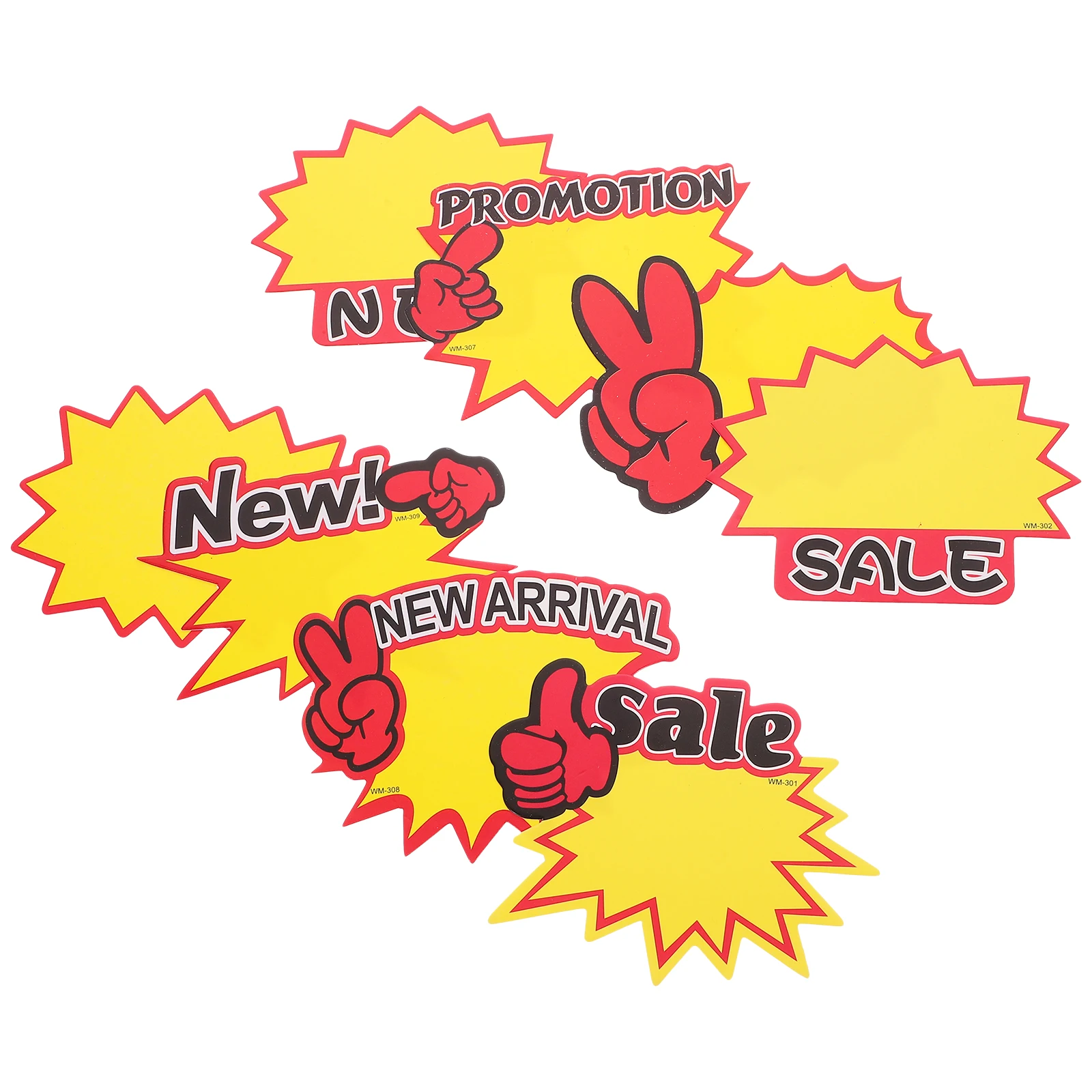 

400pcs Blank Star Shaped Labels Supermarket Price Tags Mini Size Retail Store Business Signs Paper Record Cutouts Folder Labels