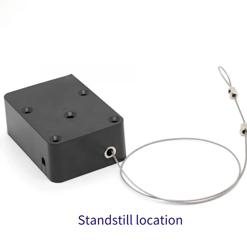 1PCS 2M Automatic Retractable Tool Reel, 3000g Pull Force Stoppable Self-locking Take-up Box
