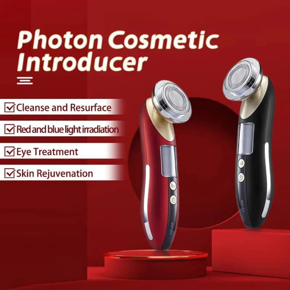 EMS Elettrico Sbiadimento Rughe Texture Ringiovanimento Bellezza Vibrazione Sollevamento Cura del collo Massaggio rassodante della pelle Dispositivo per la cura della pelle