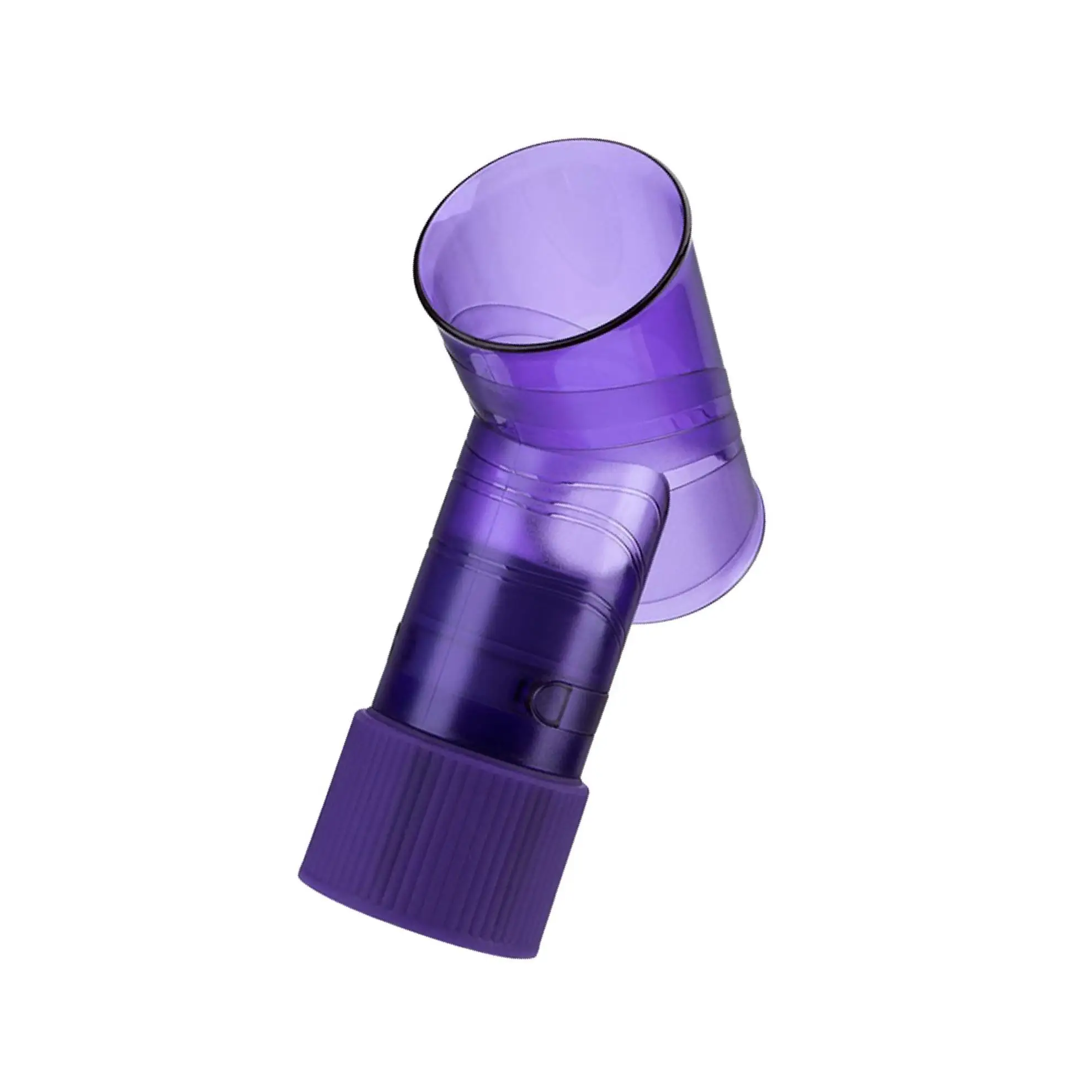 Hair Blow Dryer Wind Curl Diffuser Salon Hair Roller Drying Cap Purple