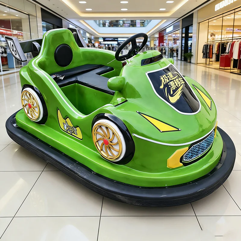 &Outdoor Kids and Parents Electric Bumper Cars Indoor Theme Amusement Park Fiberglass Drifting Vehicle
