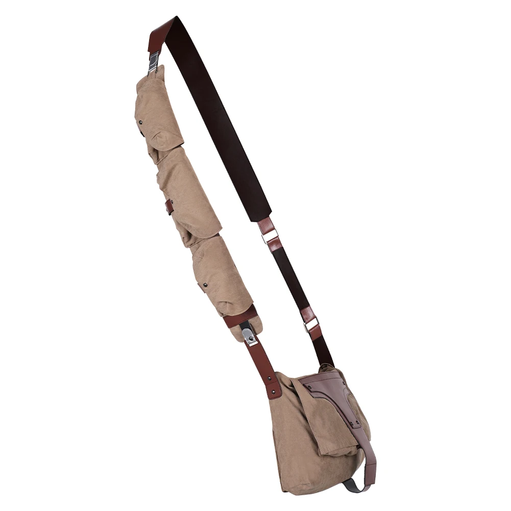 Poe Cos Dameron Cosplay Borsa a tracolla Uomo Donna Scuola Crossbody Messenger Borse Zaino Fantasia per adulti Accessori per costumi Regali