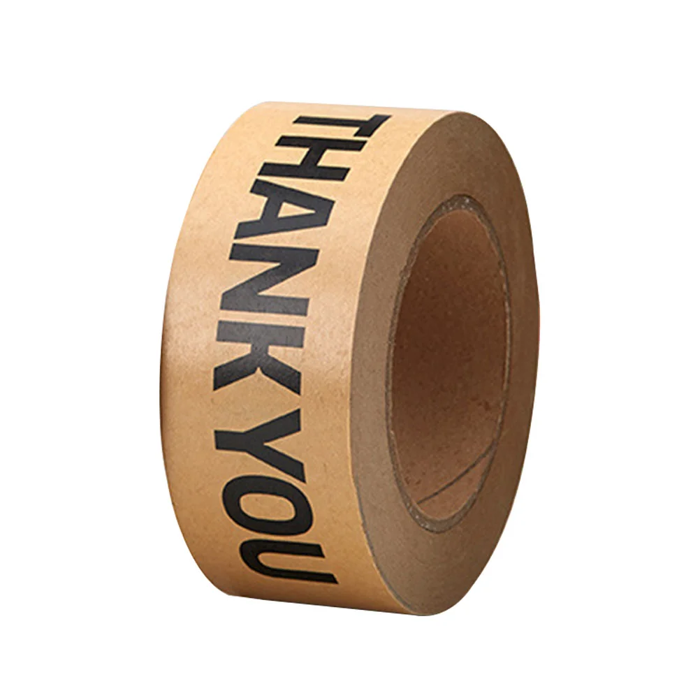 1 Roll of Household Paper Tape Shipping Box Sealing Tape Creative Paper Packing Tape Gift Packing Tape