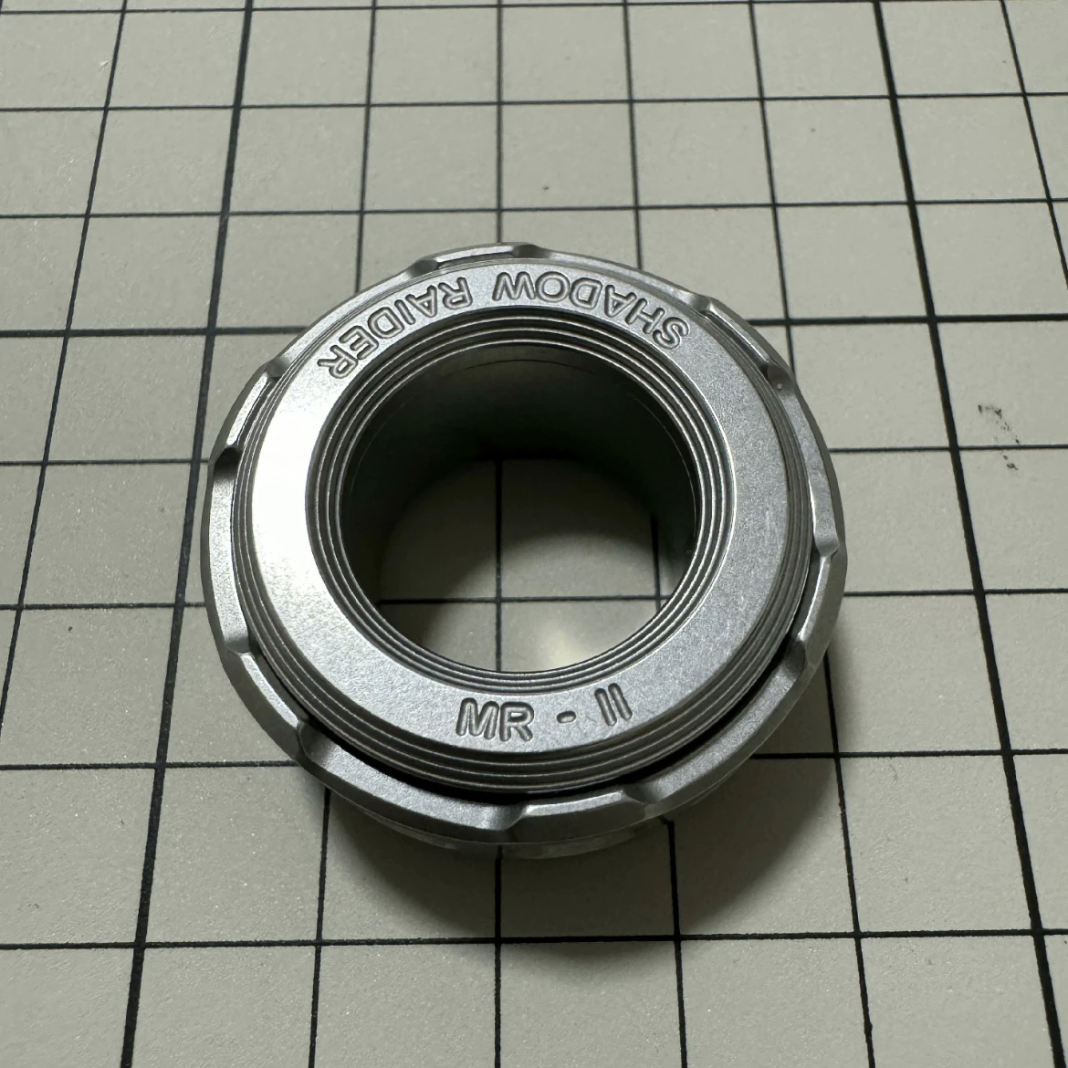 Shadow Strike Ring Fidget Spinner Titanium Alloy EDC Slider Toys Metal Anti Stress Sensory ADHD Focus Tool Fidgeting Toys