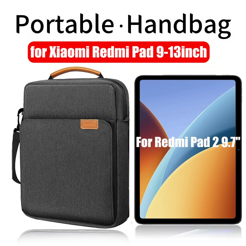 

Tablet Bag Case for Xiaomi Redmi Pad 2 9.7” 11 inch SE Universal Laptop Pouch Handbag for Redmi Pad Pro 12.1 7 8 Pro Accessories
