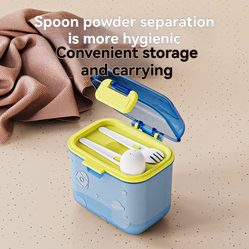 Портативный ручной контейнер для детской смеси, герметичный и влагостойкий для выхода на выход, контейнер для детского рисового порошка, порционная коробка