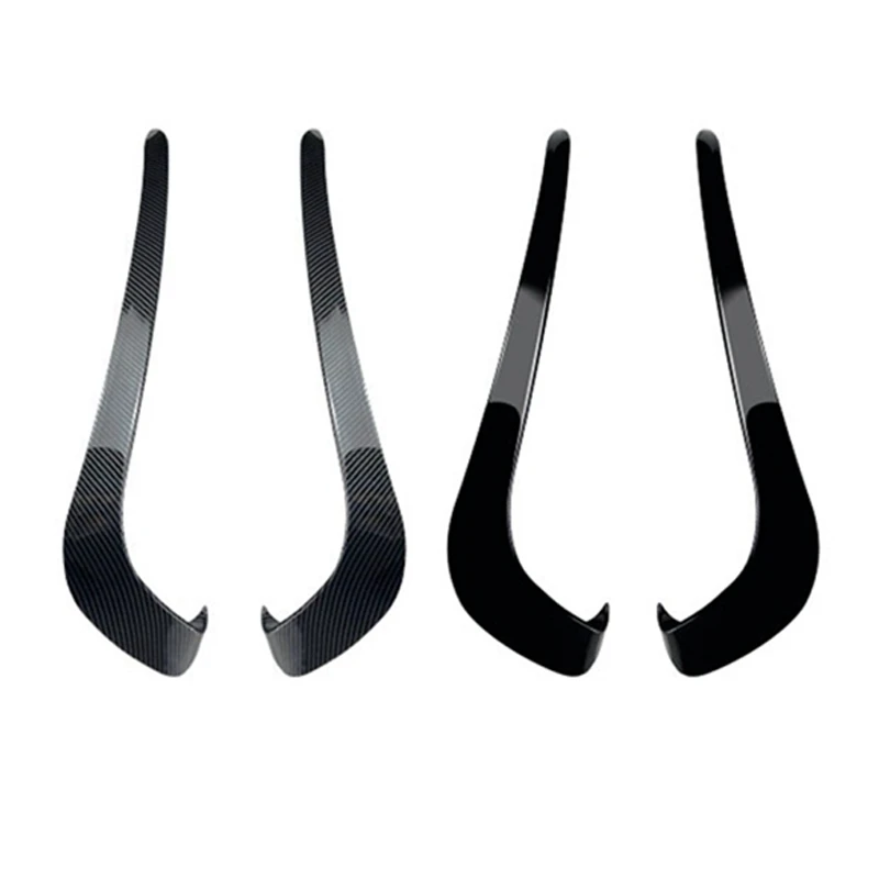 

Car Front Fog Lamp Eyebrow Wind Knife Fog Light Eyebrow Eyelid Trim Cover For VW Passat B7 2011-2015