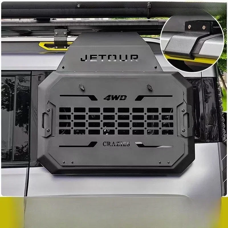 Jetour  Traveller New Car Modification Accessories Traveler Shanhai Rear Side Window Mecha Net with Mask and Shovel