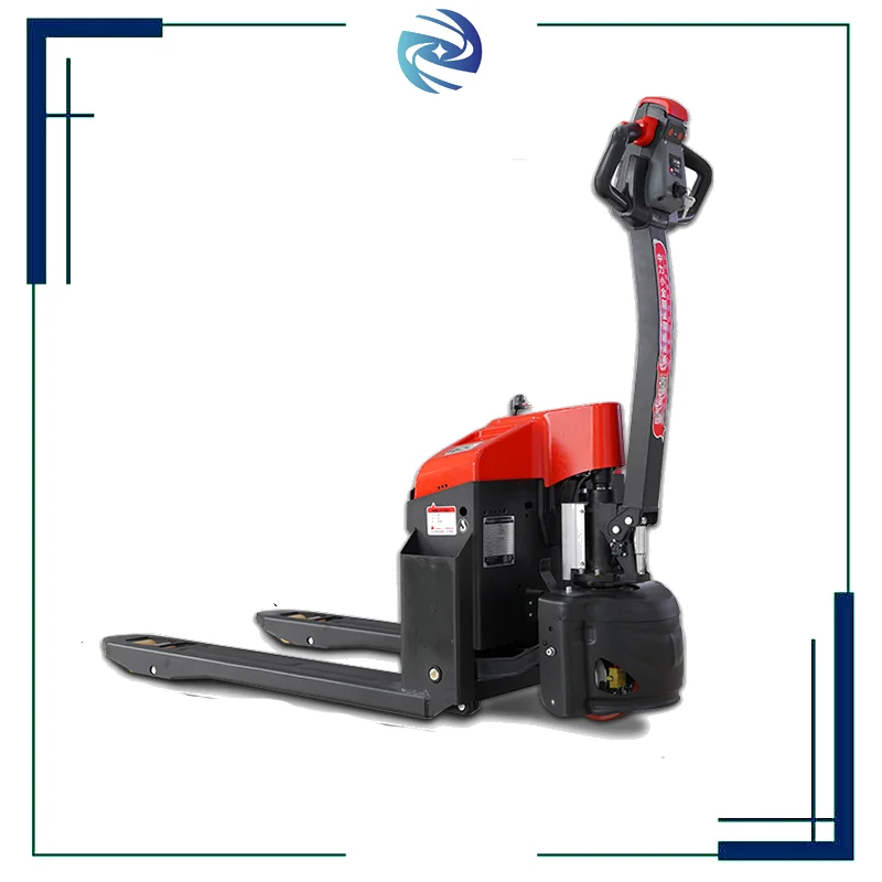 Electric Pallet Jack For Heavy Lifting And Safe Smooth Operation Warehouses Semi Electric Pallet Truck