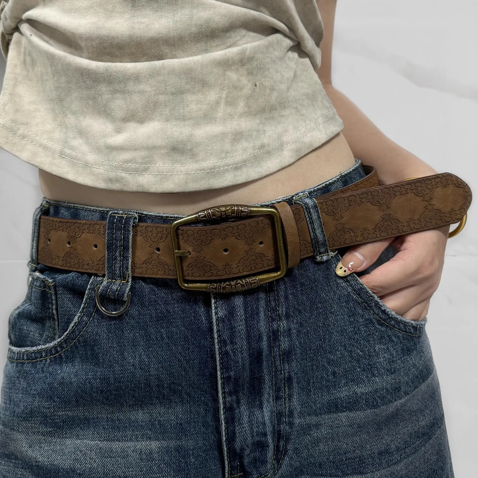 Men'S Accessories High End - American-style Belt For Men Y2K Young