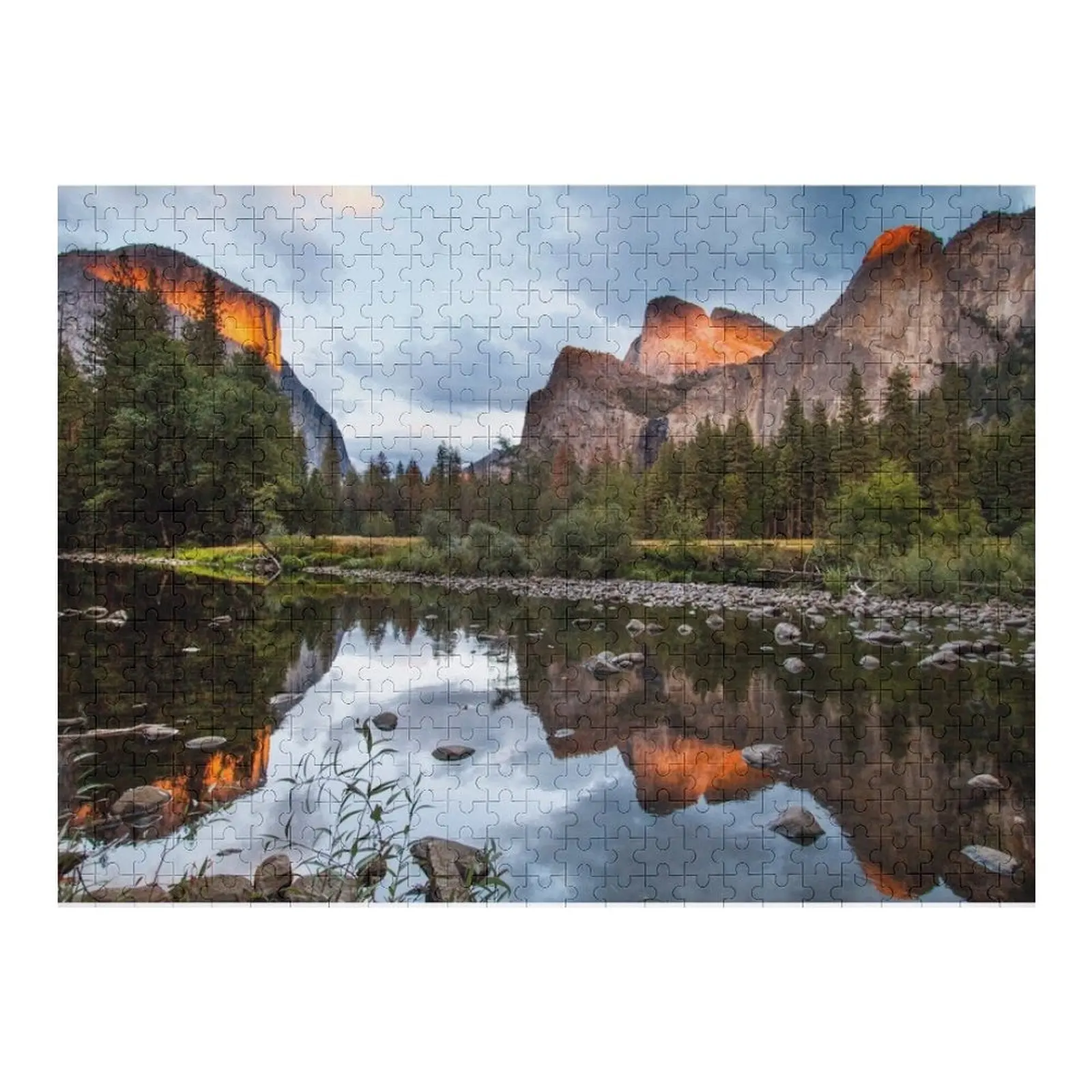 

Пазл Yosemite Valley Reflection in the Merced River, деревянное фото, персонализированные для детей, персонализированные подарки, пазл